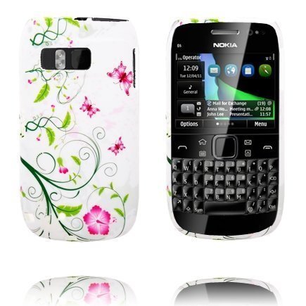 Symphony Kolme Pinkkiä Perhosta Nokia E6 Silikonikuori