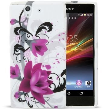 Symphony Lilat Kukat Sony Xperia Z Suojakuori