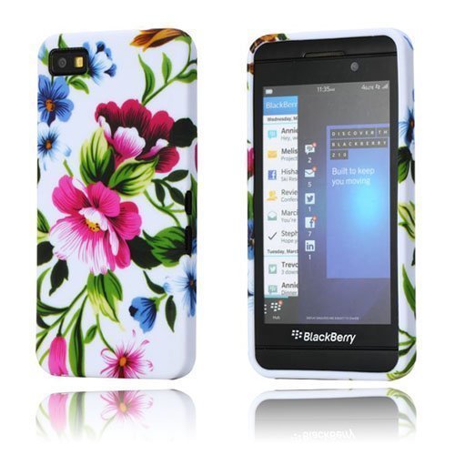 Symphony Pinkit Kukat Blackberry Z10 Suojakotelo