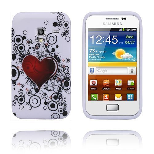 Symphony Punainen Sydän Samsung Galaxy Ace Plus Suojakuori