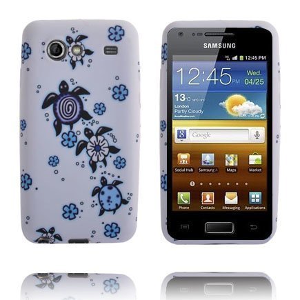 Symphony Sininen Kilpikonna Samsung Galaxy S Advance Silikonikuori