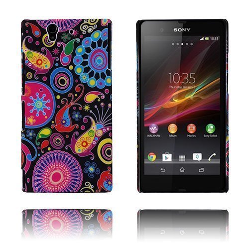 Symphony Tumma Kuviointi Sony Xperia Z Suojakuori