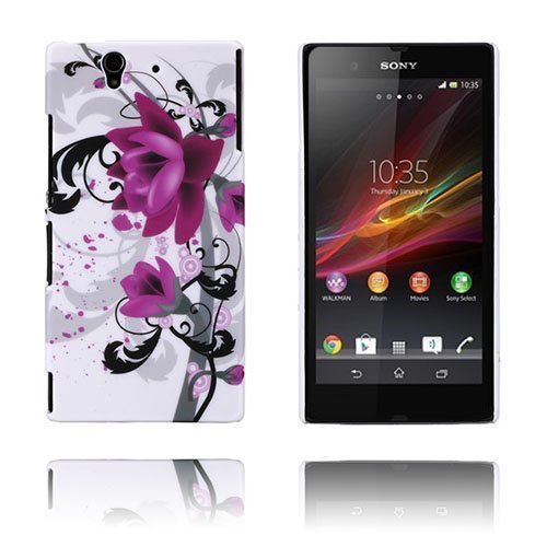 Symphony Violetit Kukat Sony Xperia Z Suojakuori