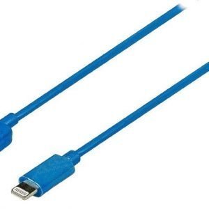 Synkronointi- ja latauskaapeli Lightning uros USB A uros 1 00 m sininen
