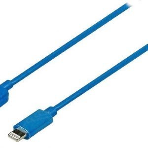 Synkronointi- ja latauskaapeli Lightning uros USB A uros 2 00 m sininen