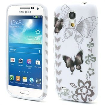 TPU-Kotelo Samsung Galaxy S4 Mini I9190 I9192 I9195 Perhoset