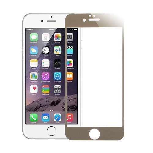Tempered Glass Champagne Gold Screen Protector For Iphone 8