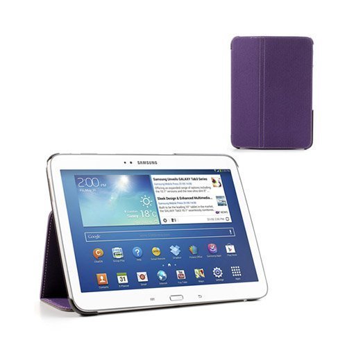 Tervo Samsung Galaxy Tab 3 10.1 Sidoskuvio Kotelo Violetti