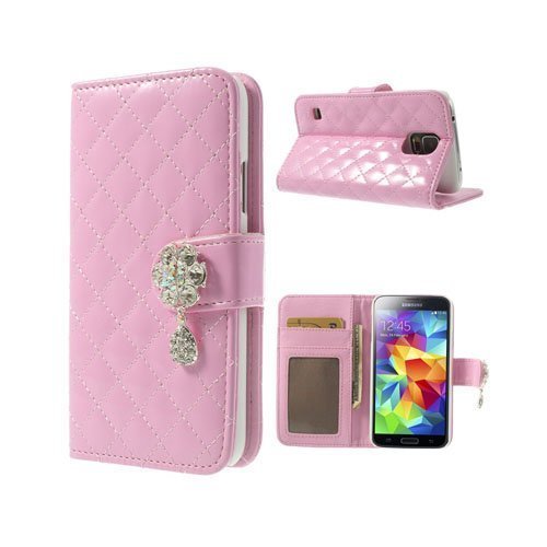 Tinkerbell Pinkki Samsung Galaxy S5 Puhelinlompakko