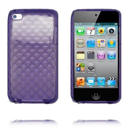 Tpu Diamonds Violetti Ipod Touch 4 Suojakuori