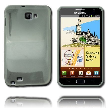 Tpu Muovinen Läpikuultava Valkoinen Samsung Galaxy Note Suojakuori