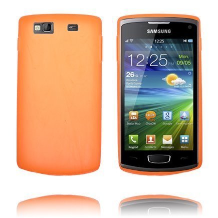 Tpu Muovinen Oranssi Samsung Wave 3 Suojakuori