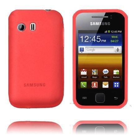 Tpu Muovinen Punainen Samsung Galaxy Y Suojakuori