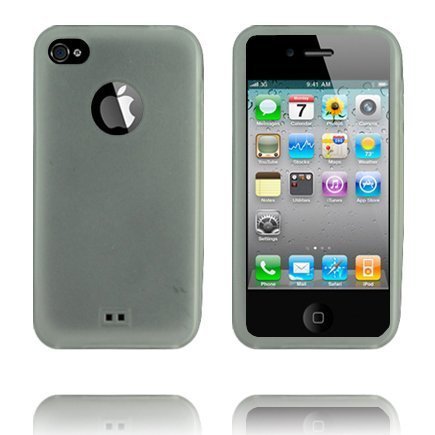 Tpu Muovinen Semi-Läpikuultava Valkoinen Iphone 4 Suojakuori