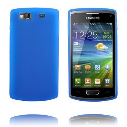 Tpu Muovinen Sininen Samsung Wave 3 Suojakuori