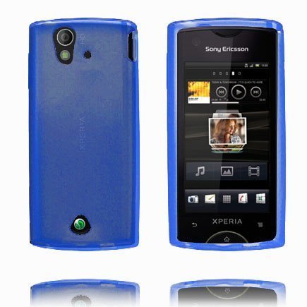 Tpu Muovinen Sininen Sony Ericsson Xperia Ray Suojakuori