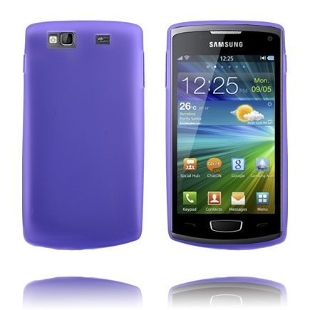 Tpu Muovinen Violetti Samsung Wave 3 Suojakuori