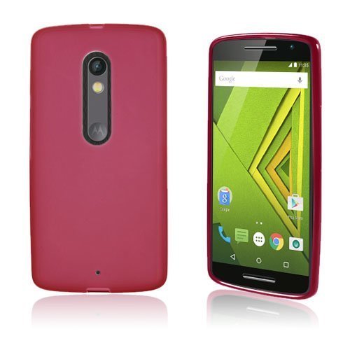 Tpu Pehmeä Kuori Motorola Moto X Play Punainen