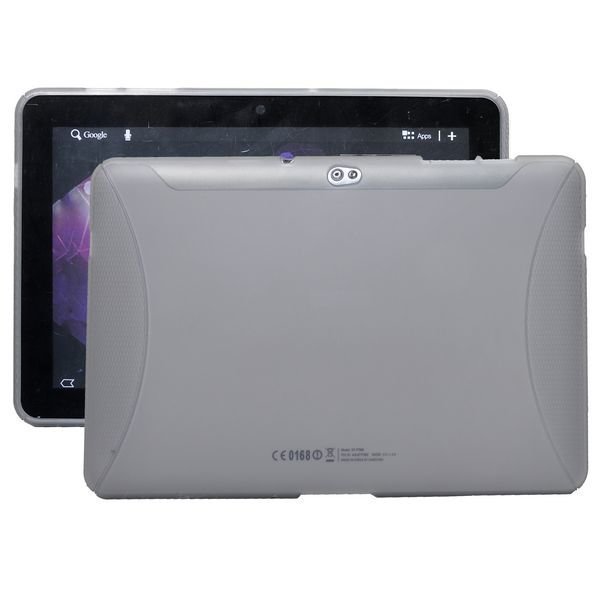Tpu Samsung Galaxy Tab 10.1 Suojakuori Harmaa