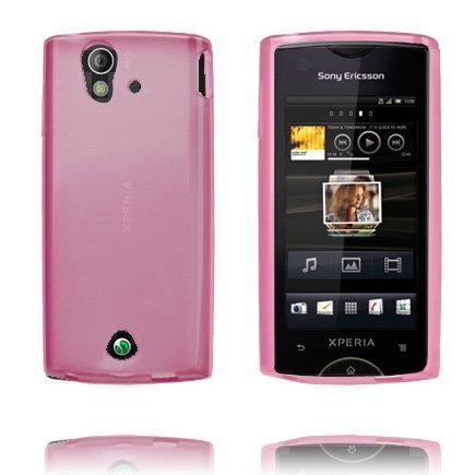 Tpu Shell Pinkki Sony Ericsson Xperia Ray Suojakuori