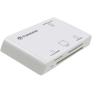 Transcend All-in-One Multi Card Reader White