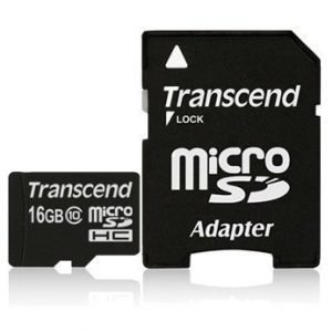 Transcend microSDHC 16GB Class 10