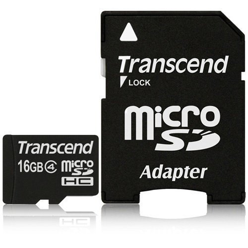 Transcend microSDHC 16GB Class 4