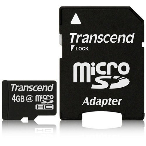 Transcend microSDHC 4GB Class 4