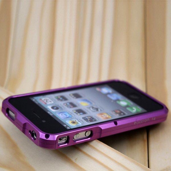 Tron S4 Iphone 4 Alumiininen Suojakehys Violetti