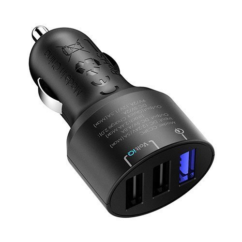 Tronsmart Cc3pc 42w 3-Porttinen Usb Nopeasti Lataava Autolaturi 2.0