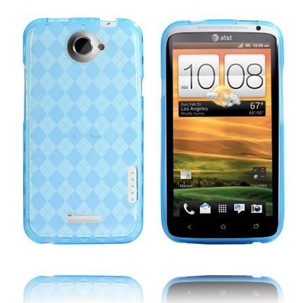 Tuxedo Läpikuultava Vaaleansininen Htc One X Skydd