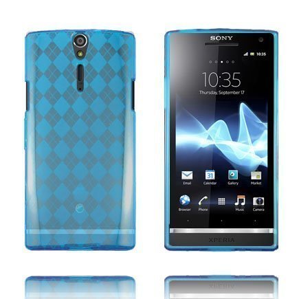 Tuxedo Sininen Sony Xperia S Silikonikuori