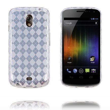 Tuxedo Valkoinen Samsung Galaxy Nexus Silikonikuori