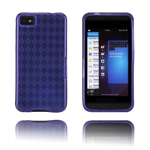 Tuxedo Violetti Blackberry Z10 Suojakuori