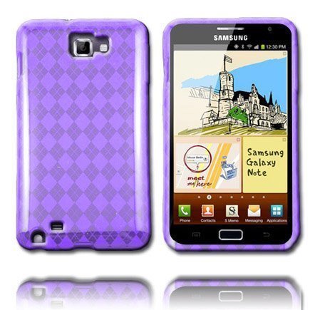 Tuxedo Violetti Samsung Galaxy Note Silikonikuori