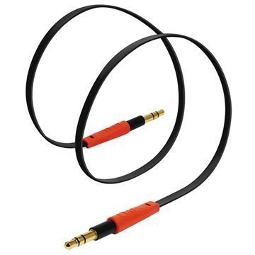 Tylt 3.5mm Stereo Audiokaapeli 1m Musta / Punainen