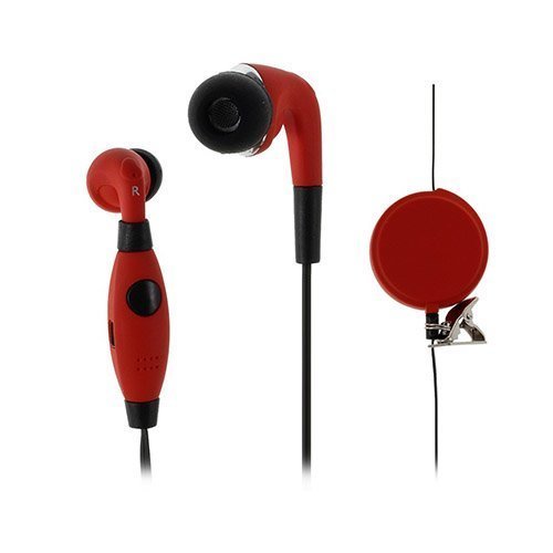 U-Feeling U90i Nappikuulokkeet Mikrofonilla Älypuhelimille Punainen