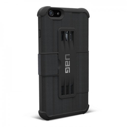UAG Urban Armor Gear Folio kestävä suojakotelo iPhone 6 / 6S musta