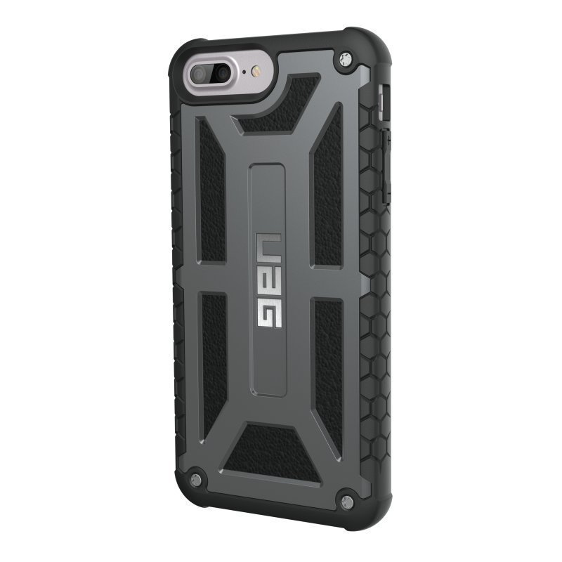 UAG Urban Armor Gear Monarch Premium kestävä suojakotelo iPhone 7 / 6 / 6S Platinum Black