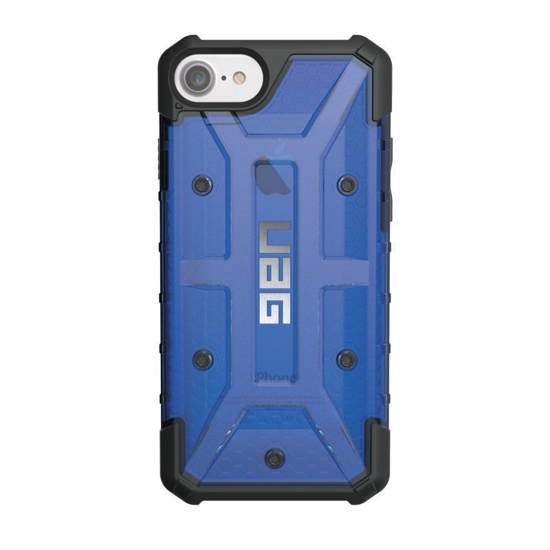 UAG Urban Armor Gear Plasma kestävä suojakotelo iPhone 7 / 6S / 6 Musta / Läpinäkyvä sininen