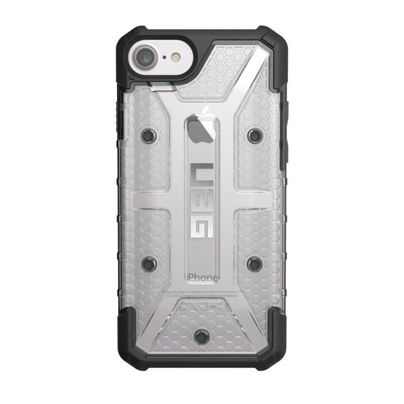 UAG Urban Armor Gear Plasma kestävä suojakotelo iPhone 7 / 6S / 6 Musta / läpinäkyvä