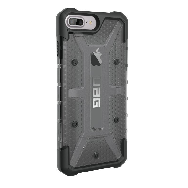 UAG Urban Armor Gear Plasma kestävä suojakotelo iPhone 7 Plus / 6S Plus / 6 Plus Musta / harmaa läpinäkyvä