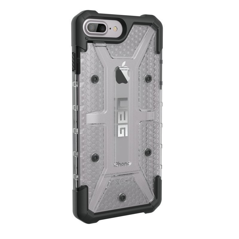 UAG Urban Armor Gear Plasma kestävä suojakotelo iPhone 7 Plus / 6S Plus / 6 Plus Musta / läpinäkyvä