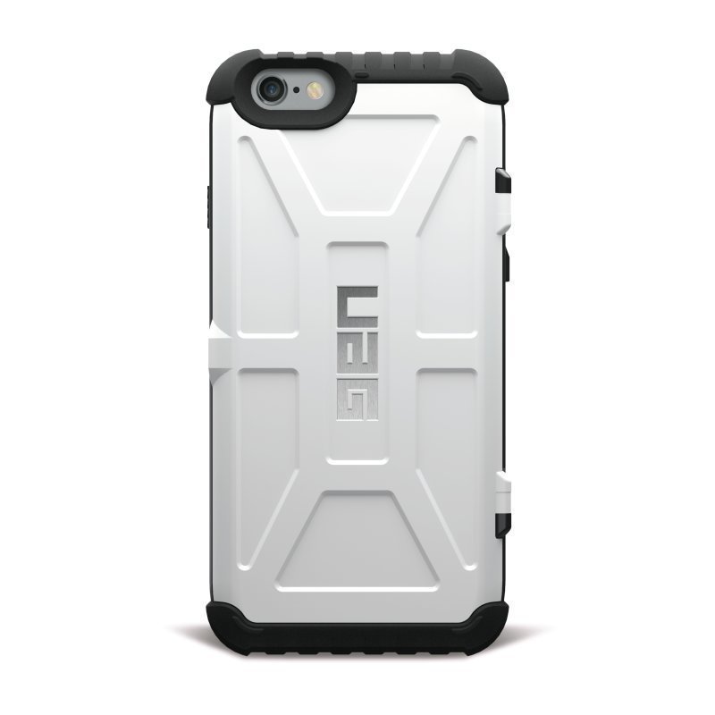 UAG Urban Armor Gear Trooper Card Case kestävä suojakotelo iPhone 7 / 6 / 6S Musta-valkoinen
