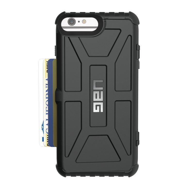 UAG Urban Armor Gear Trooper Card Case kestävä suojakotelo iPhone 7 Plus / 6S Plus / 6 Plus Musta