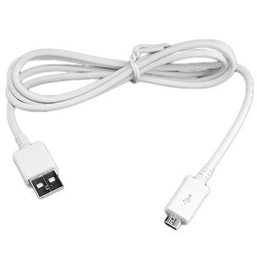 USB 2.0 / MicroUSB Datakaapeli Valkoinen
