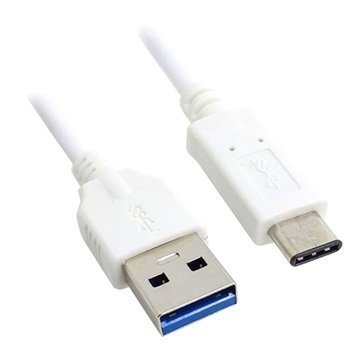 USB 3.0 / USB 3.1 Type-C Kaapeli U3-199 Valkoinen