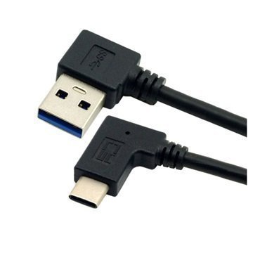 USB 3.1 C-Tyyppi / USB 3.0 Kaapeli Musta