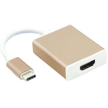 USB 3.1 Type-C / HDMI Kaapeliadapteri Kultainen