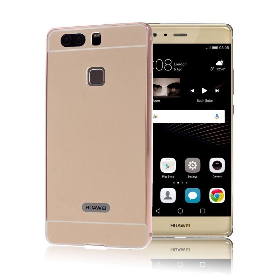 Ulrich Huawei P9 Plus Alumiini Seos Kehys Kuori Rosee Kulta